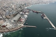 Puerto de Antofagasta desde el norte