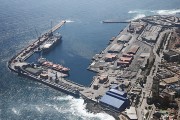Puerto de Antofagasta desde el sur