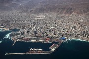 Vista del Puerto y la ciudad de Antofagasta